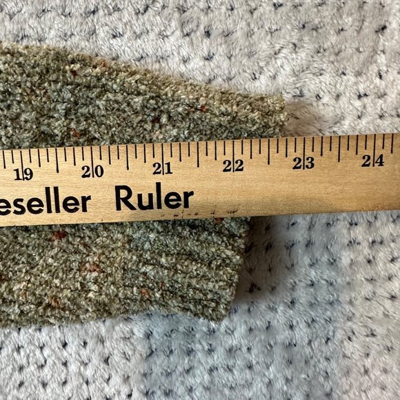 Knit Cowl Neck Super Soft Grey Long Sleeve Ribbed Hem Cuffs Top Pullover - Picture 11 of 12